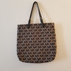 🔥MK Large Canvas Tote Monogram Purse